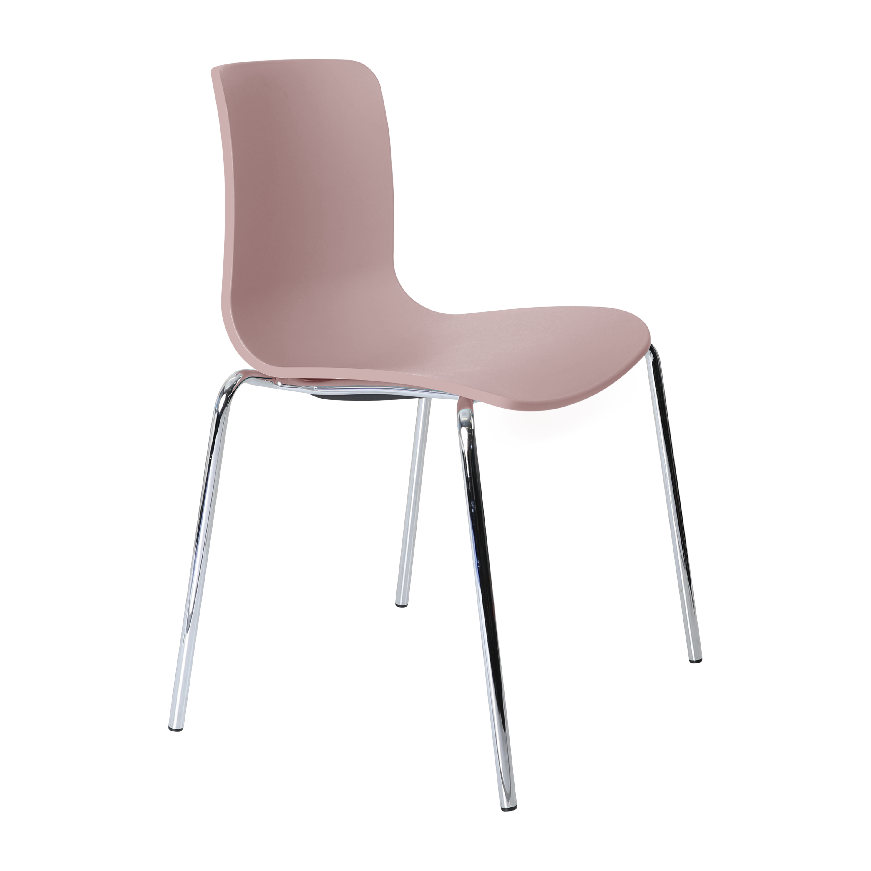 Acti Chair (Rose / 4-leg Chrome Frame)